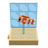 Minecraft Badebombe Plus - Bade Spielzeug mit Aquarium-Thema für Kinder