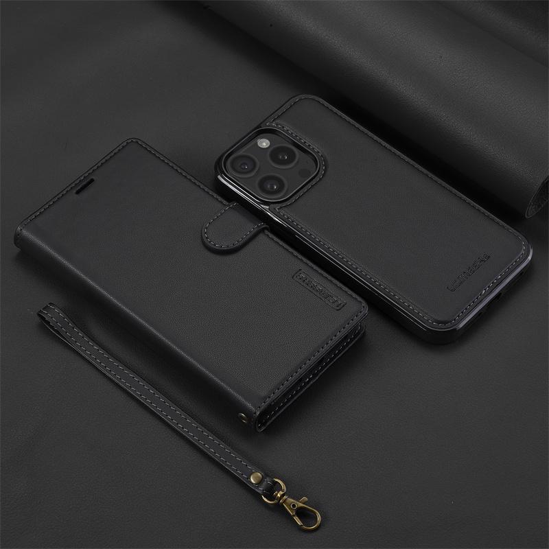 2 in 1 High Quality Retro Magnetic Flip Leather Case for iPhone 16 15 14 13 12 11 XR XS/Samsung S24 Ultra S23 FE A55 A54 Wallet Card Cover Phone Case