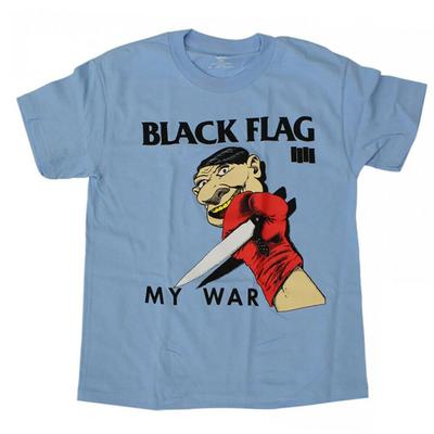 Black Flag Unisex T-Shirt My War Blue Punk Band Tee