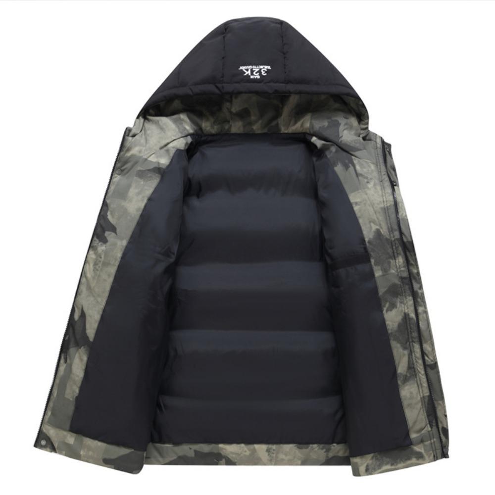2025 cotton-padded men's winter new simple versatile bread clothes couple with the same coat