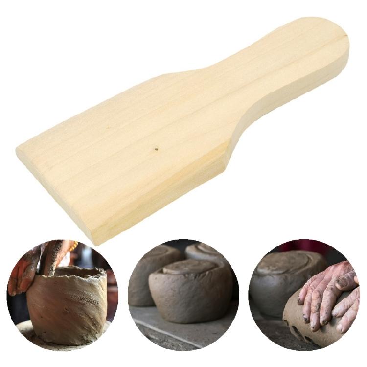 1/10 Pcs Wood Sculpture Pads Clay Paddles Pottery Wood Board 6.8x18cm/2.68x7.09'' for Craft Hobbyists