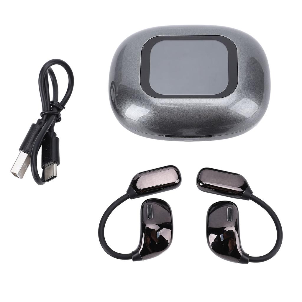 Sprachübersetzer-Ohrhörer, 80 Sprachen, 4 Modi, Bluetooth, kabellos, Clip-On-Ohrhörer, Übersetzung