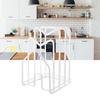 Cutting Board Storage Rack Versatile Chopping Board Pot Pan Lid Stand Holder   for Kitchen Cabinet Countertop