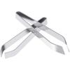 2 Pcs Fish Bone Tweezers, Stainless Steel Flat and Slant Pliers for Removing Meat Hair, Kitchen Salmon Trout