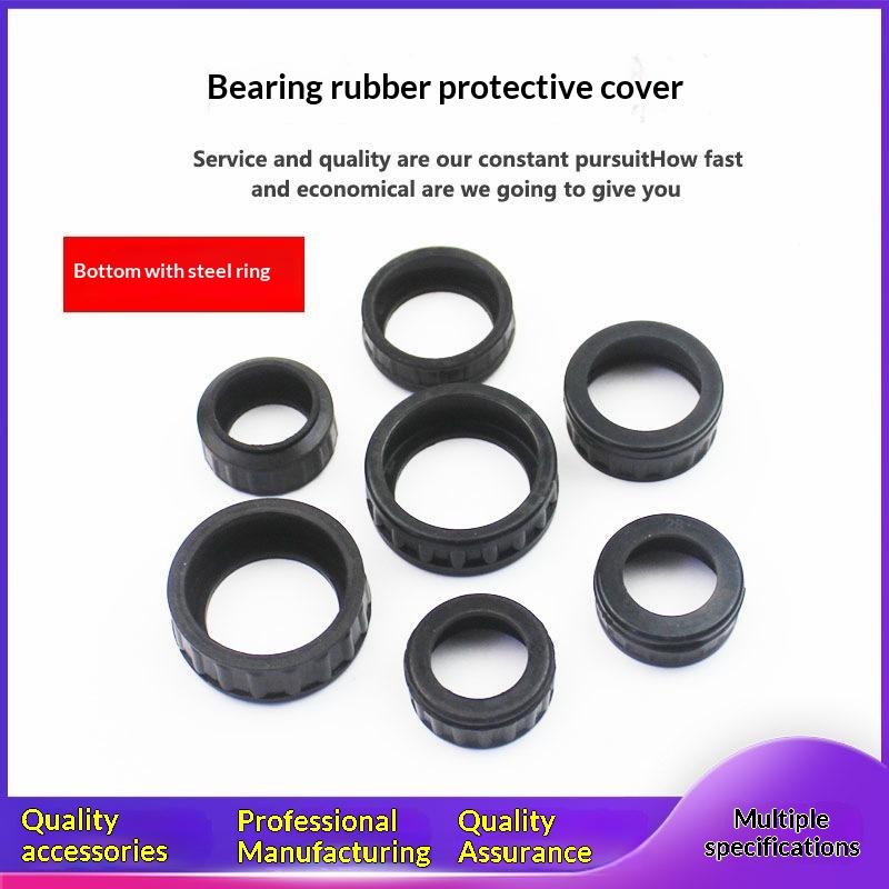 Hot 10Pcs/Pack Bearing Rubber Sleeve 607 608 6000 Angle Grinder Electric Hammer Height 8.6-10.8mm Power Tool Bearing Accessories