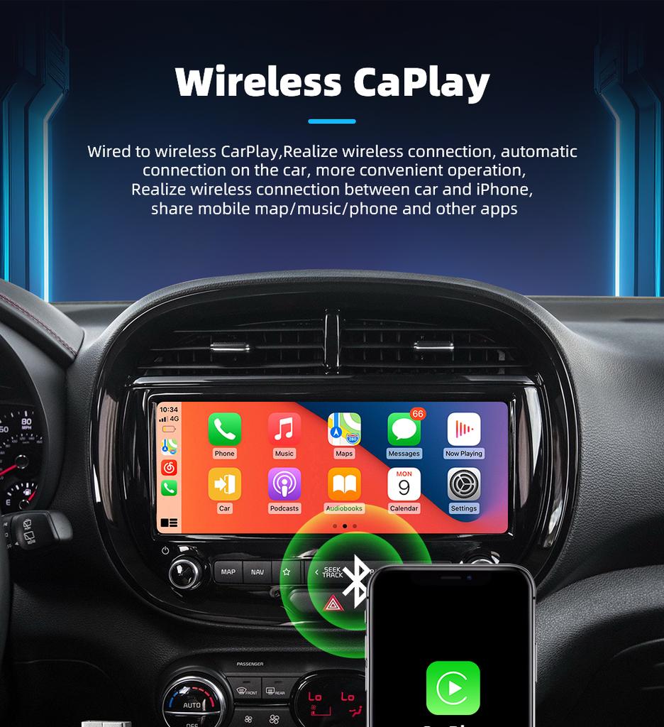 Wireless Carplay Adapter Mini Smart Box Android Auto Dongle USB Plug And Play Auto Connect Bluetooth 5.0 5GHz WiFi