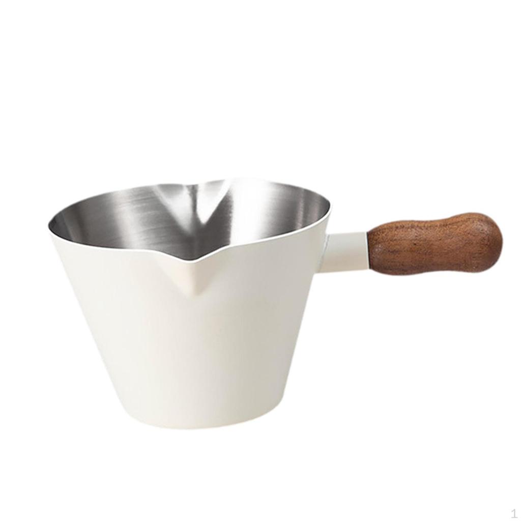 120ml Odměrka na kávu s rukojetí, Multifunkční dárek, Džbánek na mléko, Nalévací nádobka pro domácnost