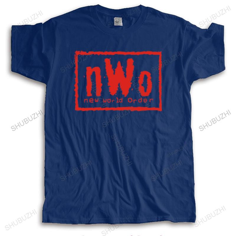 Fashion T Shirts NWO NEW WORLD ORDER Cool Casual Pride Men Unisex New Loose Size Top Oneck Cotton Teeshirt