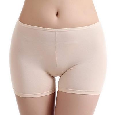 Inner Beige M Women's Pettipants, Shorts, Thin, Short, Simple, Spring/Summer/Autumn/Winter, (Skin Tone)
