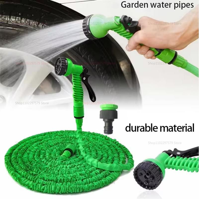 Retractable Magic Hose High Pressure Car Wash Garden Water Gun Household Watering Hose for Car Cleaning Gardening
