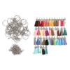 201pcs Sublimation Keychain Blanks Double Sided Printing Improve Hands On Ability Heat Transfer Keychain for DIY