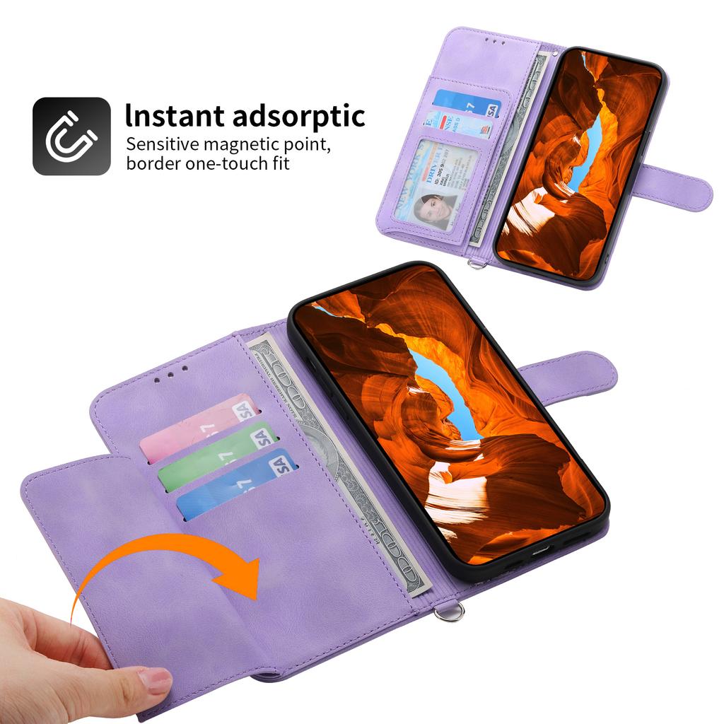 For Xiaomi Redmi Note 13 Pro 5G/Poco X6 5G Case Multi Card Slots PU Leather Cover Flower Pattern