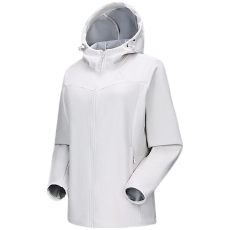 CAMEL Women's Fleece Lined Hooded Softshell Jacket