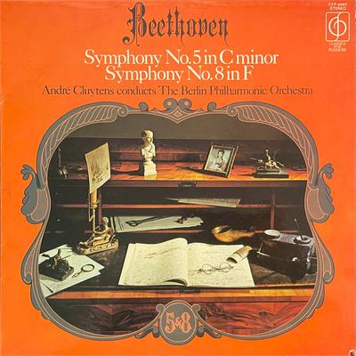 LP Record LUDWIG VAN BEETHOVEN, ANDRÉ CLUYTEN - Symphony No. 5 In C Minor, Symphony CFP4007 Classics For Pl UK Classical Used