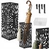 Umbrella Stand with Drainer, Black, for the Hallway
