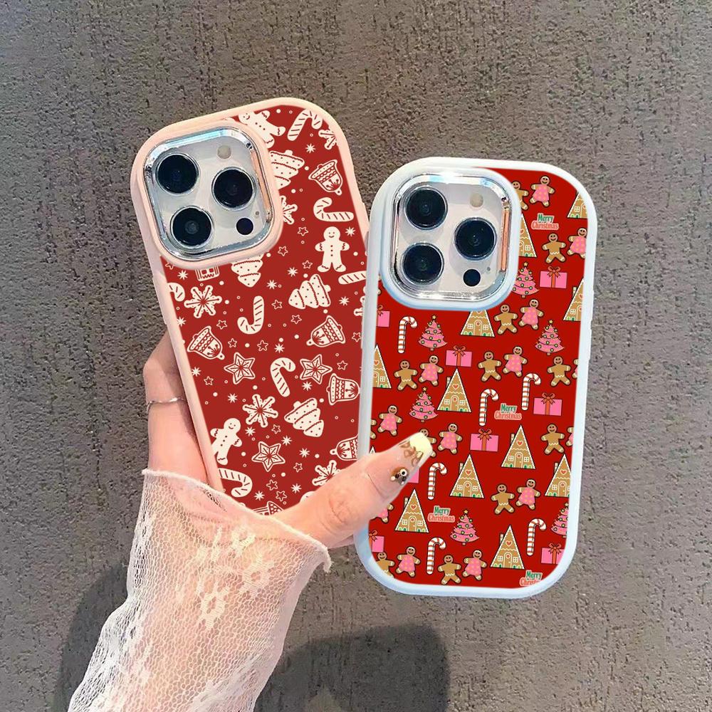 N115 Веселый рождественский дизайн С Новым годом Мягкие чехлы для телефонов iPhone 16Pro — фото 3