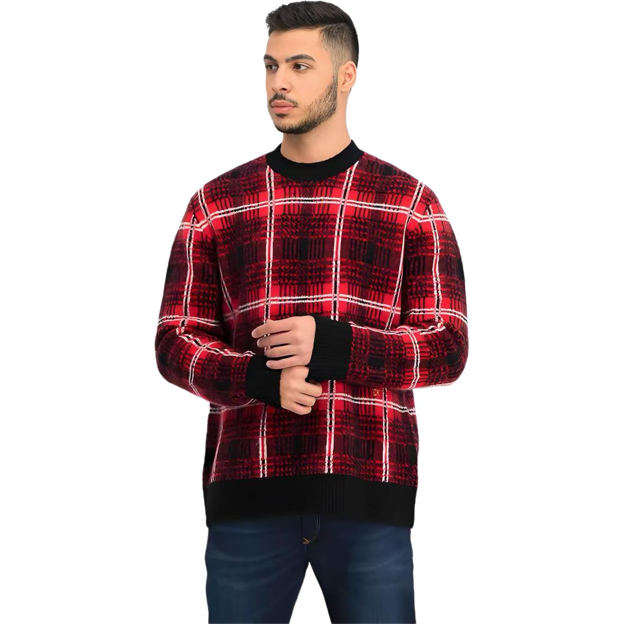 

Calvin Klein Casual Fashion Simple Crew Neck Sweatshirt Men sweatshirt J313350 L