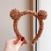 Autumn and Winter New Cute Plush Warm Bear Ear Band