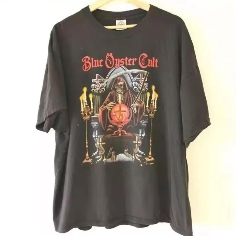

Blue Oyster Cult Band Rare Design Black Cotton Tshirt Men Women WA1206 Unisex T-Shirt XXXXL