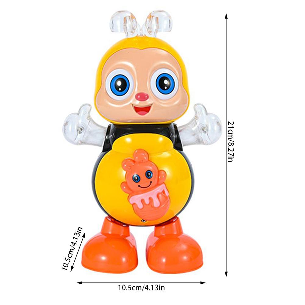 

Вокальная игрушка мультяшная пчела электрические игрушки со звуком вспышка освещение пение танцы для девочек мальчиков детей электронные питомцы музыкальная игрушка подарки