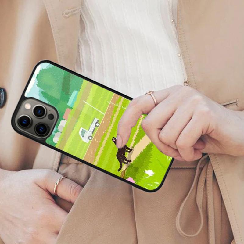 

Cartoon Animal Cat Scenery Magnetic Phone Case For APPLE iPhone 17 Air 16 14 13 12 Pro Max 15 Plus Wireless Charge MagSafe Cover iPhone 13mini