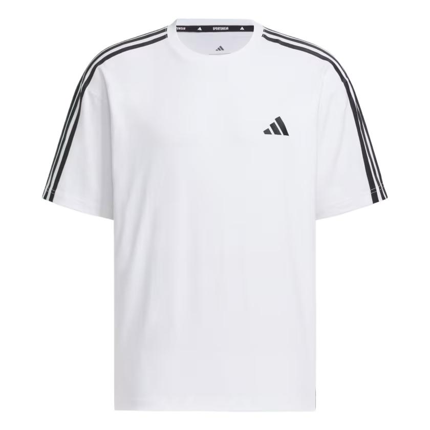 

Adidas Essentials Comfortable Sports Durable Moisture-Wicking Short Sleeve T-Shirt Men Tops White JW6947 L