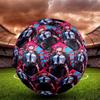 Makima Chainsaw Man Print Size 5 Soccer Ball, Standard Match Football for Sports Game and Team Practice, Ideal Gift for Soccer Fans