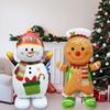 Gingerbread Man Large Standing Balloon Christmas Elf Christmas Decoration Party Supplies
