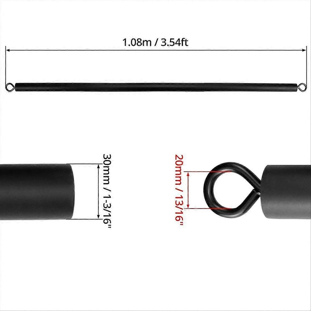 Resistance Band Bar Pilates Bar Home Gym Fitness Workout Bar 108CM