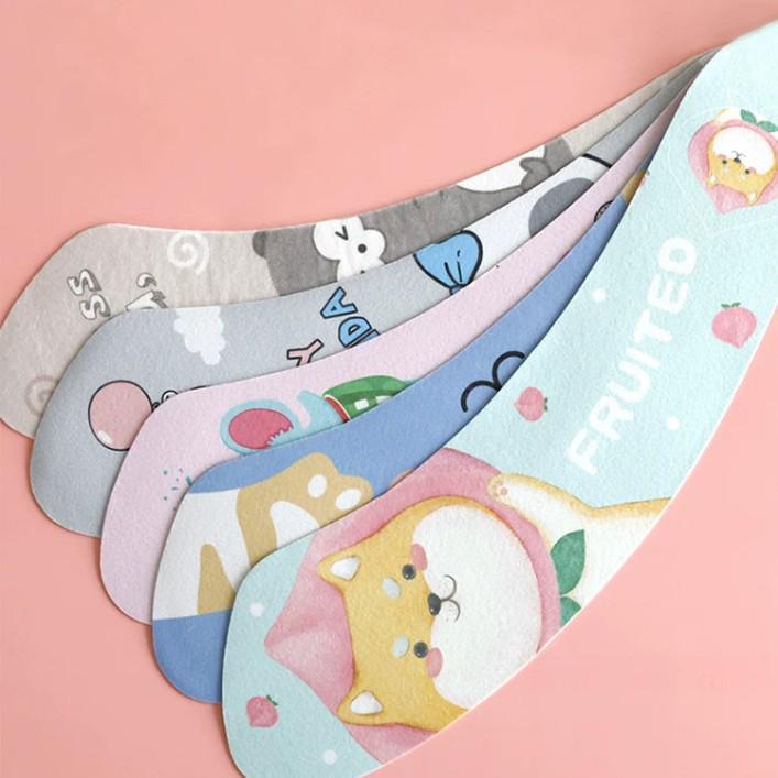 Enlarged Cute All-Season Stick-on Washable Thick Toilet Seat Pad Cushion