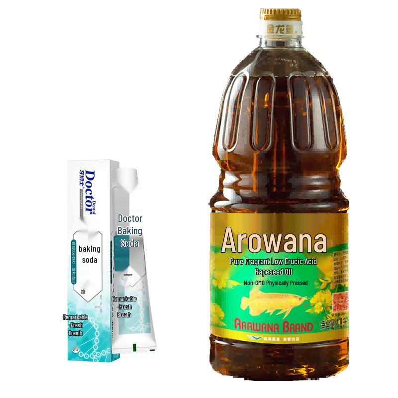 Dr. Tooth Baking Soda Toothpaste & Rapeseed Oil Bundle