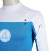 Fantastischen Vier: Blaues Flammenmuster Superheldenkostüm, Cosplay-Jumpsuit für neuen Filmcharakter, Halloween-Bodysuit für Erwachsene, Fabrikquelle