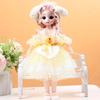 Deluxe Fashion Princess Doll with 22 Joints Glittering Eyes Long Hair 12