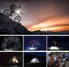 BenRich Bicycle Waterproof USB 3000 High Three Road Bike Headlight Rubber Sheet Emergency Disaster Japanese Instruction Manual Included Light, LED,
