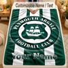 Flanelová dekaPlymouth Argyle FC Vlastní jméno Text Personalizovaná Měkká Teplá Přehozová deka Domácí dekorace Dárek