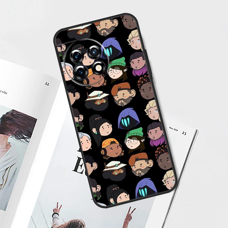 

Cartoon Valorant Case For OnePlus Nord CE 5 3 4 Lite N20 N30 OnePlus 15 13 12 11 9 10 Pro 13T 13R 10T Cover OnePlus 8Pro