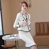 Women's Professional Long-Sleeved Suit with Western Skirt – Autumn/Winter Collection, Ideal for Interviews and Office Wear (Style 9532).