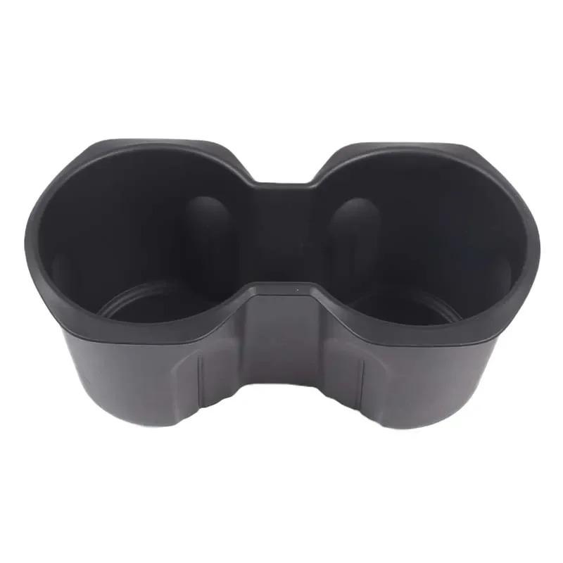 

For BMW X1 IX1 U11 -2025 TPE Black Car Center Console Water Cup Holder Storage Box Trim Interior Car Accessories чёрный