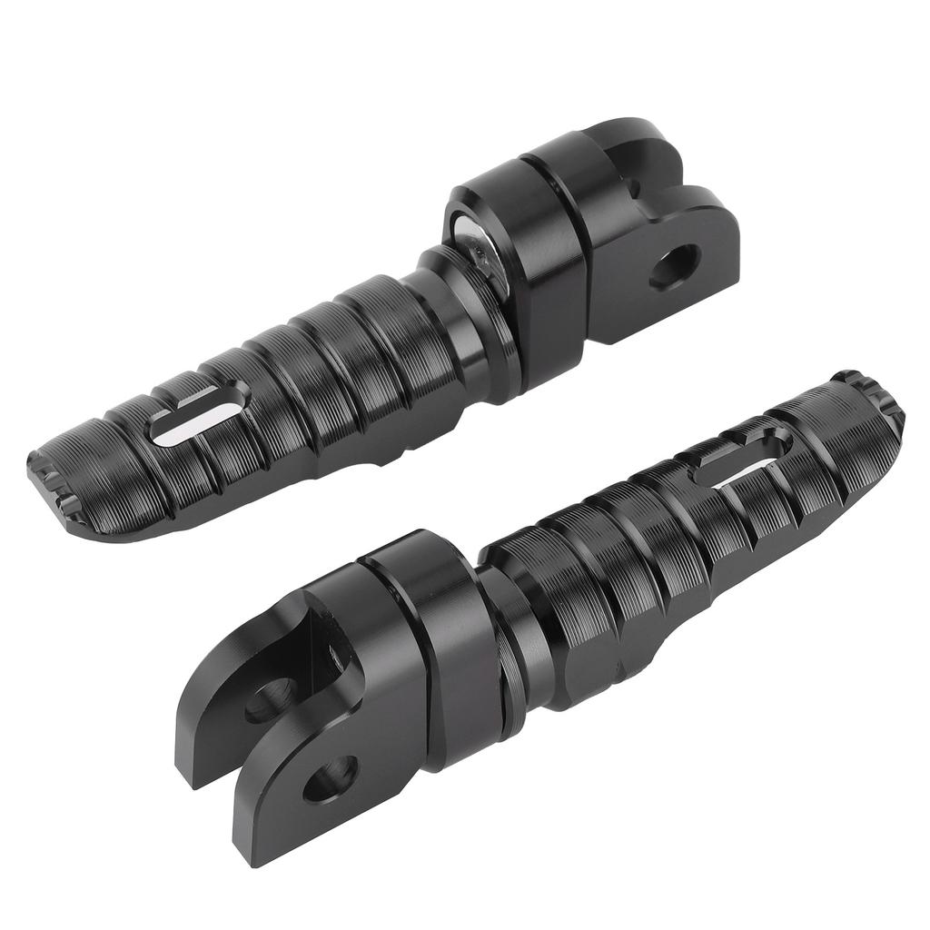 Pair of Front Foot Pegs Pedals Motorcycle Modification Fit for Honda CB125R CB300R CB1300SF CB600FBlack