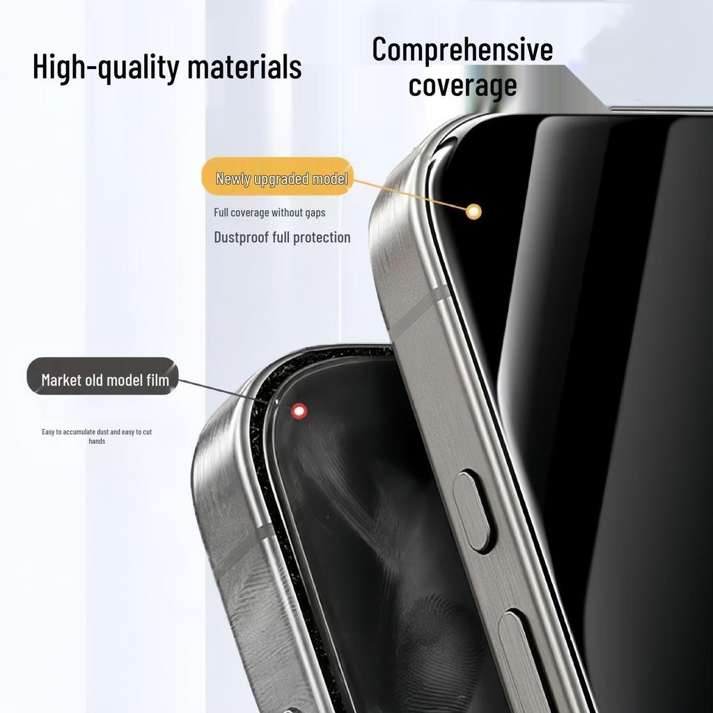 Szkło hartowane Privacy & Anti-Blue Light do Apple iPhone 11/12/13 Pro/14/15 Pro Max/16/17 Pełny ekran