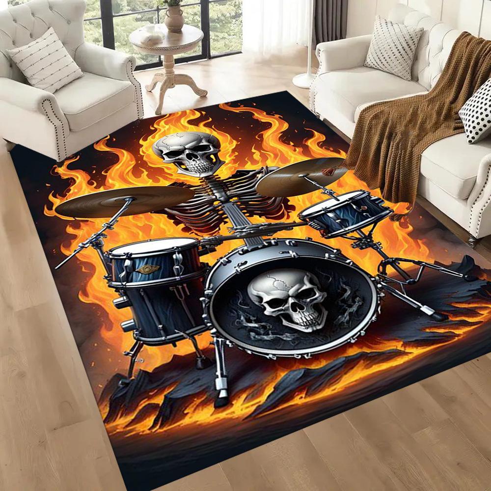 Satanic Symbolism Artwork Floor Mats for Living Room, Bedroom and Room Decoration Are Suitable for Gifts.