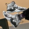 New basketball shoes men's and women's actual combat cement sports running shoes leather sneakers older children's student training shoes