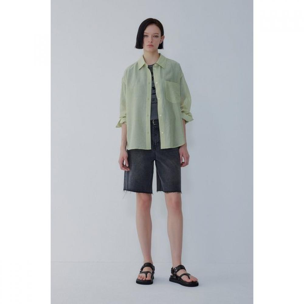 Vov Sheer Stripe Regular Fit Shirt 7156360802