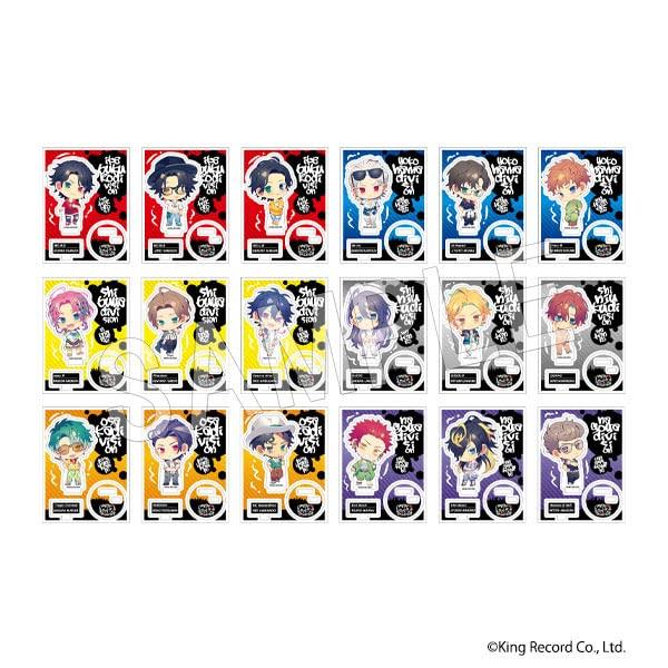 

Chugai Mining Hypnosis Mic Division Rap Battle Trading Акриловая стойка BOX Product, 18 видов, 18 штук, Акрил