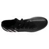 Adidas Predator Edge.3 Geschnürt Fester Boden MG Kunstrasen Stoffüberzug Balance Stoßdämpfung Fußballschuhe Herren Fußballschuhe Schwarz Weiß Blau GW9987