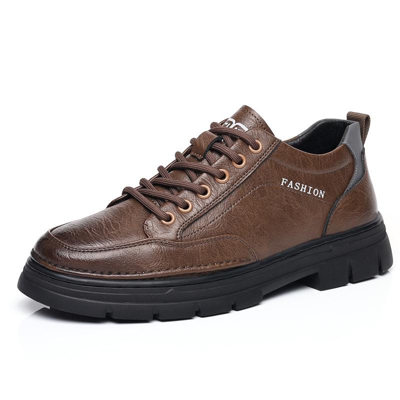 Men's Shoes 2025 Autumn Casual Comfortable Platform Mountaineering Shoes Outdoor Sports Casual Daddy Shoes Tide 2025