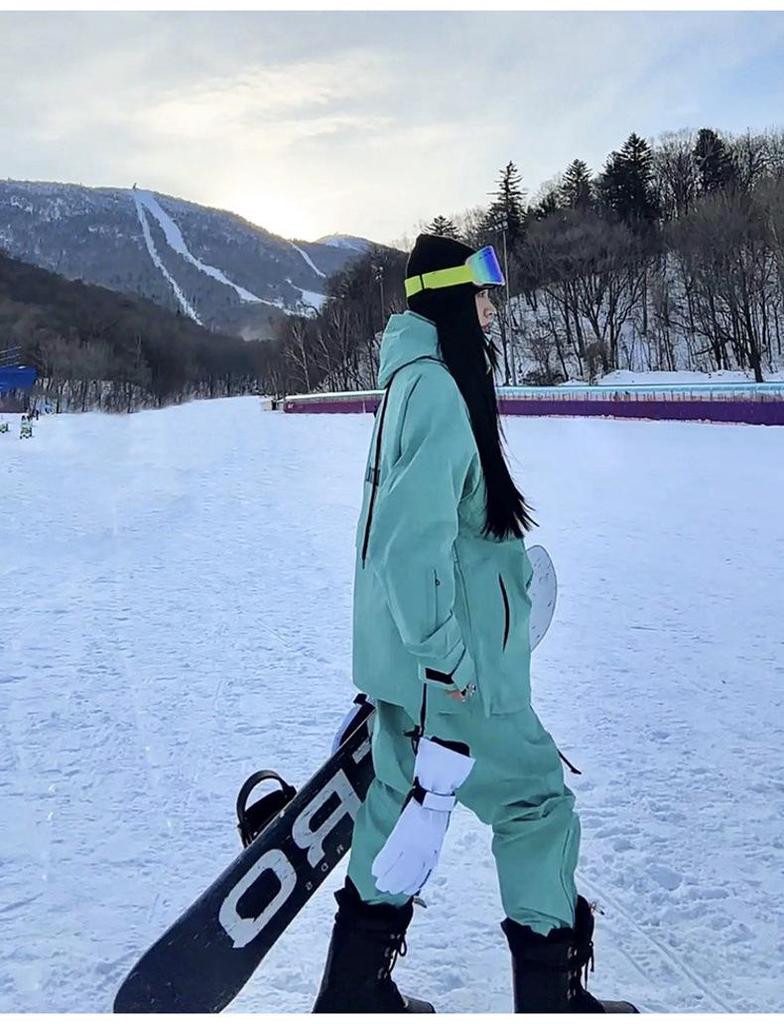 Northeast -40° Cold-Proof Ski Suit: Men's Waterproof Cotton Mountaineering & Skiing Two-Piece Set