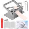 Manual Leather Splitter Leather Peeling Machine, Leather Paring Skiver, Leather Skiving Tools with Instructions Handle Leather Peel Working Tools