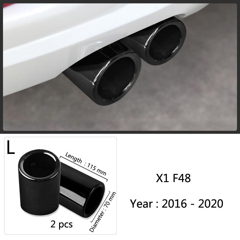For BMW 1 2 3 4 5 Series X1 3GT F20 F22 F30 F32 F34 F36 F10 F48 Car-Styling Stainless Steel Car Exhaust Muffler TailPipes Cover