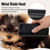 HistoTree  Animal Deshedding Comb & Sweat Scraper Metal Shedding Blade for Horses, Dogs, Cats